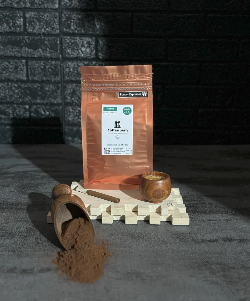 پودر قهوه اسپرسو 30 روبوستا 70 عربیکا (فلورس) 500 گرمی