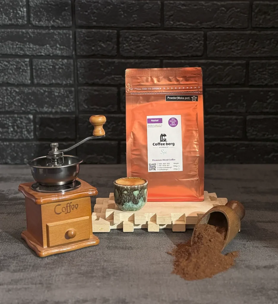 پودر قهوه اسپرسو 70 روبوستا 30 عربیکا (ناتال) 500 گرمی