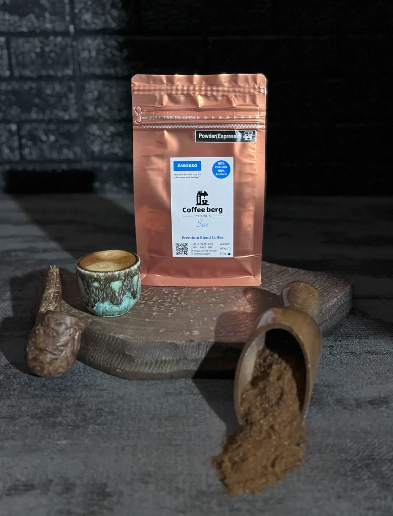 پودر قهوه اسپرسو 50 روبوستا 50 عربیکا (آواسا) 250 گرمی